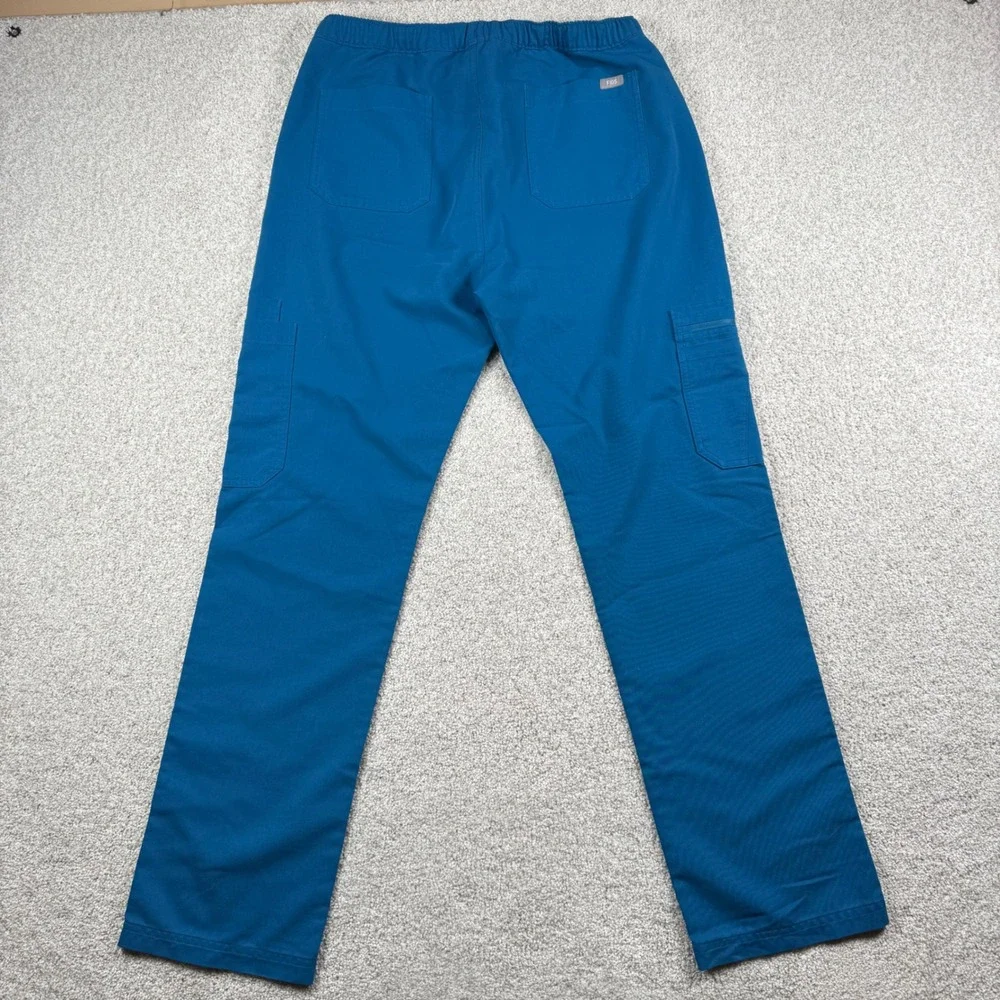 Figs Men Cargo Pants in teal blue- medium